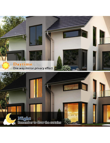 Película de Ventana ConCus-T 30x200 cm Anti UV y Privacidad