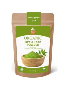 Polvo de Neem Orgánico 453.6 g - Cuidado Cabello y Piel