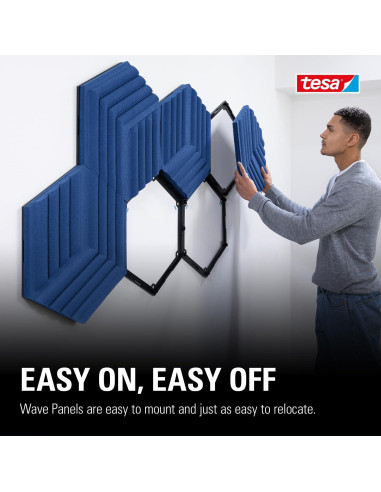 Paneles Acústicos Elgato Wave - Set de 6 Azul, Doble Densidad