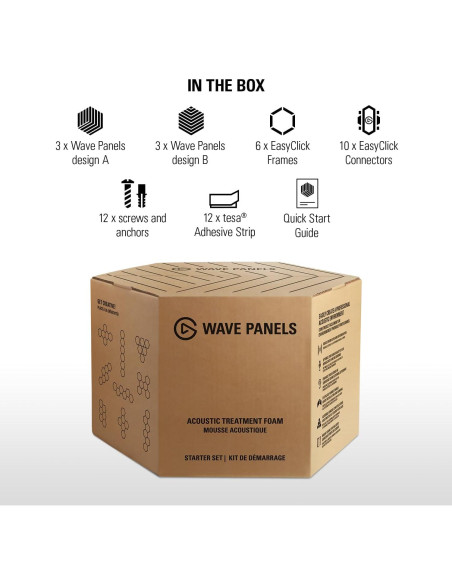 Paneles Acústicos Elgato Wave - Set de 6 Azul, Doble Densidad