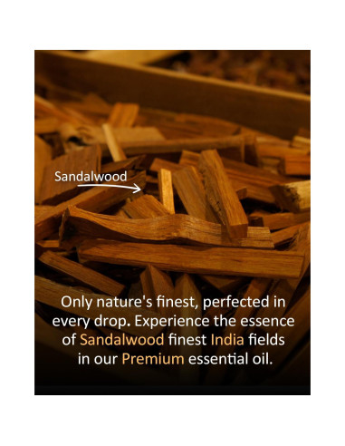 Aceite Esencial de Sándalo Airoomoil 120ml - Aromaterapia y Cuidado de la Piel