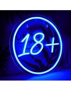 Luz de Neón 18+ Junbige 30.5x30.5cm USB Colgante 2