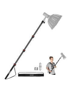 Soporte de Luz Telescópico NEEWER MS-230C 230cm Aluminio