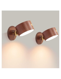 Luces de Lectura LED Inalámbricas Sapele 2 Pcs con USB