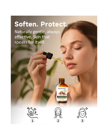 Aceite Esencial de Sándalo Airoomoil 120ml - Aromaterapia y Cuidado de la Piel