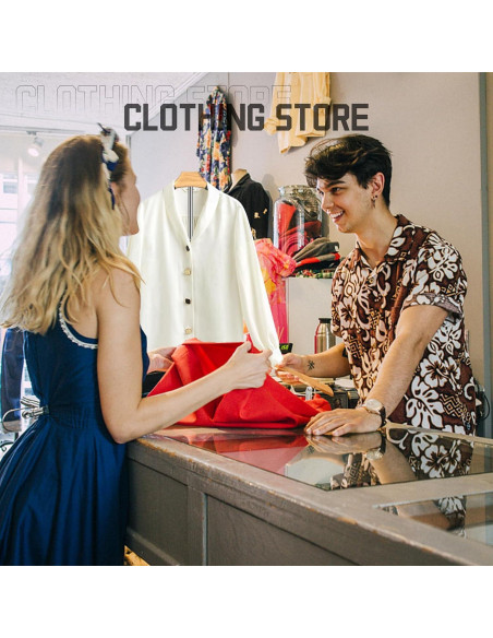 Soporte de Exhibición de Ropa Ajustable Hanvate 46.5-79 cm