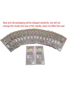 Caja Plástica CKPSMS con 100 Agujas de Coser HAX1 8/60 2