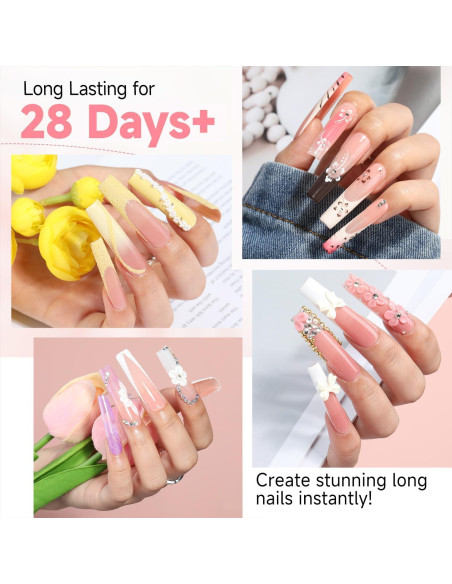 Consejos de Uñas de Gel Cuadrados XXL 216 PCS UNA GELLA