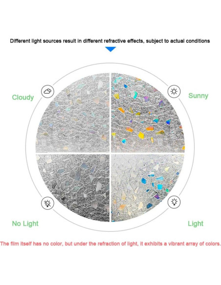 Película de Privacidad 3D Galaxy FG para Ventanas 44.5x200cm