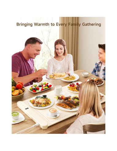 Alfombrilla Calentadora de Comida PEISAINOX 500W 6 Temperaturas