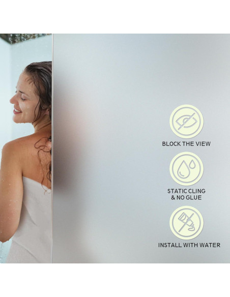 Película de Privacidad para Ventanas LOHOMEVE Esmerilada 43.9x4m