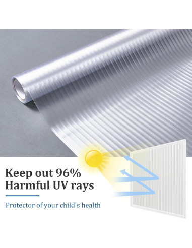 Película de Privacidad Windimiley 44.5x200 cm Vinilo Opaco