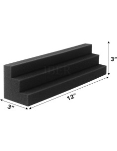 Bloque de Esquina Acústica JBER 16 Piezas 7.62 cm 2