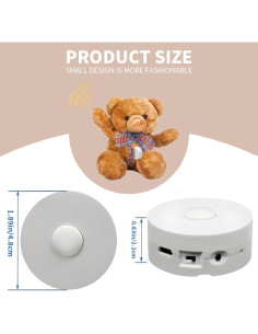 Grabadora de Voz XLW 195 Segundos Recargable USB para Juguetes 2