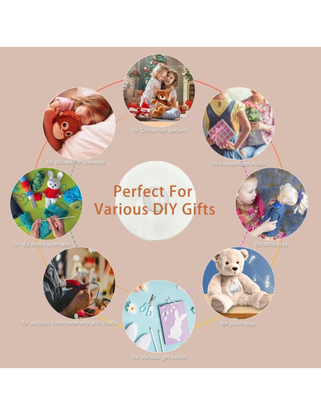 Grabadora de Voz XLW 195 Segundos Recargable USB para Juguetes