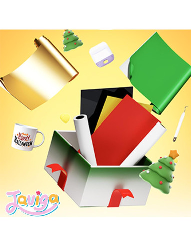 Vinilo Adhesivo Brillante Negro JAVIGA 12x1.83m para Cricut