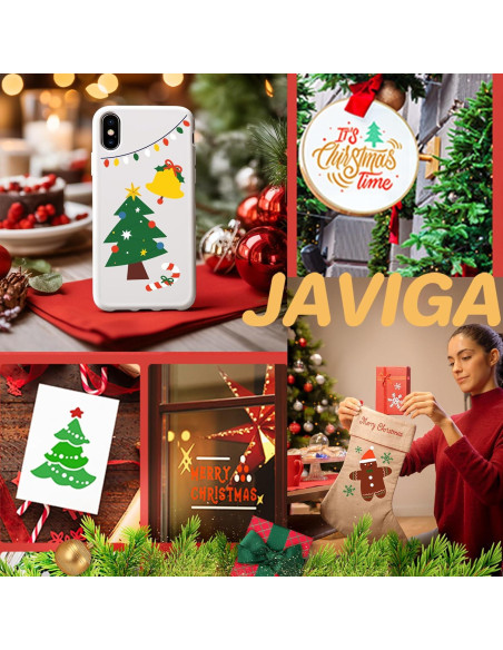 Vinilo Adhesivo Brillante Negro JAVIGA 12x1.83m para Cricut