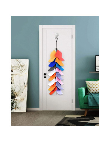 Soporte Organizador de Gorras NOASUNG con 16 Clips Acero Inoxidable