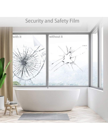 Película de Ventana de Seguridad MEGICOLIM 45cm x 3.05m