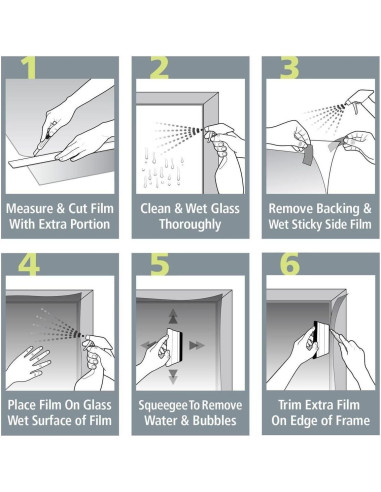 Película de Ventana de Seguridad MEGICOLIM 45cm x 3.05m