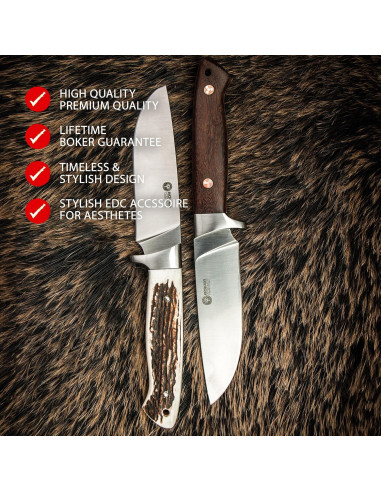 Cuchillo de Caza Fijo BOKER Arbolito 12.1 cm Acero N695