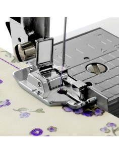 Pie de máquina de coser Distinctive 1/4" con guía - Bajo shank 2