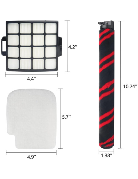 Filtros de Reemplazo Walntec AZ3002 para Aspiradora Shark