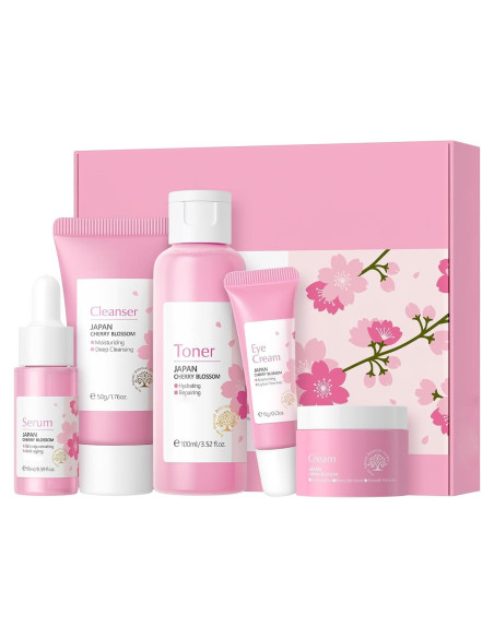 Conjunto de Cuidado de la Piel BeauBase 5 PCS Hidratante Sakura