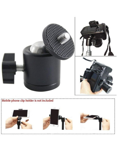Cabezal de Bola Mini Trípode EXMAX 360 para Cámara DSLR