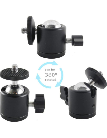 Cabezal de Bola Mini Trípode EXMAX 360 para Cámara DSLR