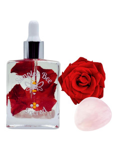 Aceite Corporal Hidratante Orgánico Simplee Bee 59ml Rosa y Sándalo