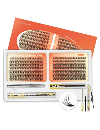 Kit de Extensiones de Pestañas LANKIZ Muse C 280 pcs DIY