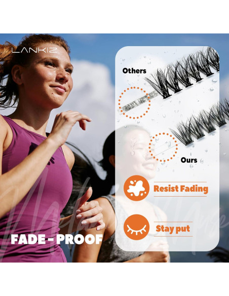 Kit de Extensiones de Pestañas LANKIZ Muse C 280 pcs DIY