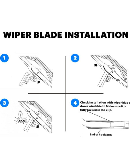 Limpiaparabrisas Delanteros NAROWAN 14" con Tabletas de Limpieza