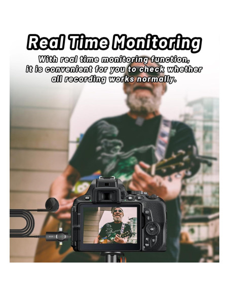 Micrófono Lavalier Inalámbrico NOTEVOX 3 en 1 USB-C Lightning Micrófono Lavalier Inalámbrico NOTEVOX 3 en 1 USB-C Lightning