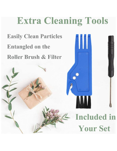 Kit de Repuestos Eufy RoboVac 11S/15C/30/30C - 10 Cepillos y 8 Filtros