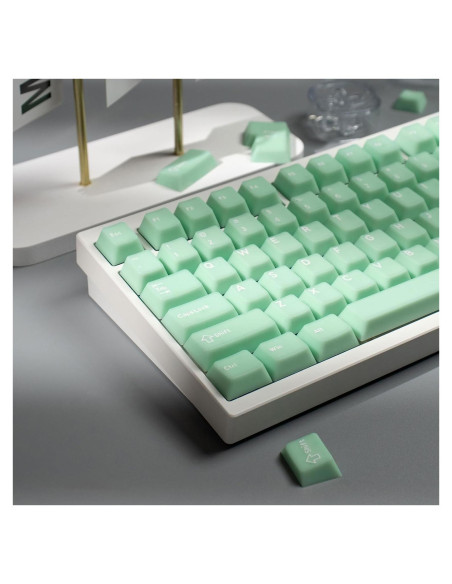 Juego de Teclas Mecánicas 162 Piezas Sumgsn Verdes Translúcidas