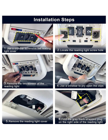 Cámara Dash 4K Mangoal para Subaru Forester 2016-2024