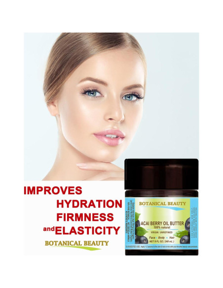 Mantequilla de Aceite de Baya de Acai 240 ml Pura Virgen Sin Refinar