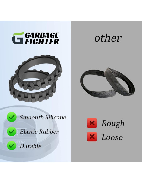 Neumáticos de Reemplazo Garbage Fighter para Roomba 500-900