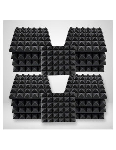 Paneles Acústicos Piramidales YGM 30.48x30.48 cm 50 Densidad