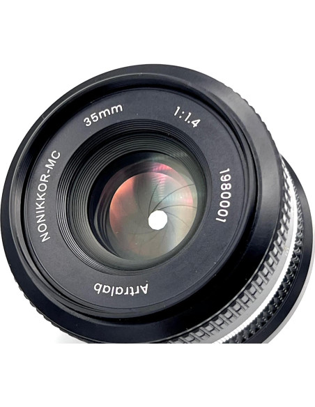 Lente Manual ARTRA LAB NONIKKOR-MC 35mm F1.4 para Nikon Z/Sony E/L Lente Manual ARTRA LAB NONIKKOR-MC 35mm F1.4 para Nikon Z/Sony E/L