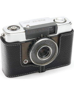 Funda de cámara BolinUS para Olympus PEN-EE de cuero negro 2