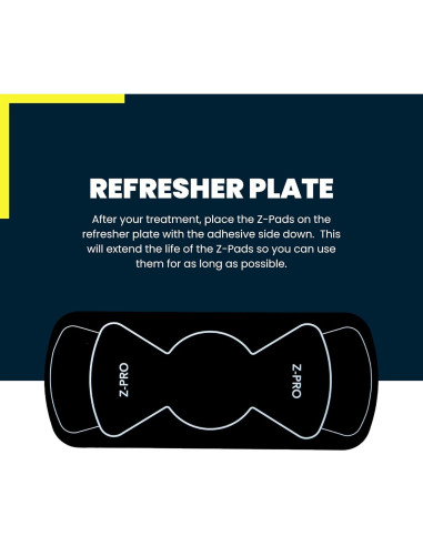 Masajeador TENS y EMS Z-PRO Inalámbrico Bluetooth 27.5x14cm