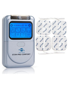 Unidad TENS Axion 1023 - Estimulador Muscular con 4 Electrodos
