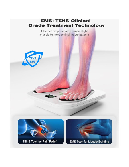 Masajeador de Pies SPA4PIEDS KTR-4012 Recargable TENS/EMS Masajeador de Pies SPA4PIEDS KTR-4012 Recargable TENS/EMS