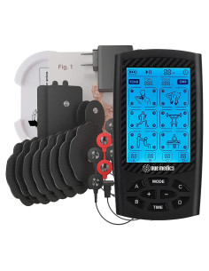 Unidad TENS EMS NueMedics 4 Canales, Alivio Dolor y Masaje