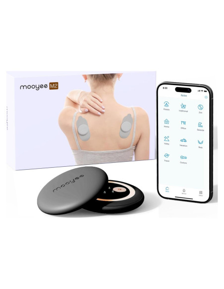 Estimulador Muscular Inalámbrico Mooyee M2 TENS EMS 18 Modos