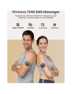 Estimulador Muscular Inalámbrico Mooyee M2 TENS EMS 18 Modos 2
