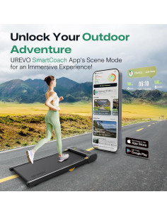 Cinta de Correr UREVO URTM025 2.25HP Portátil 120 kg 2